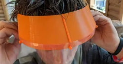 Smaller Printer Split Print - DtM-v3.1 Face Shield PPE for COVID-19
