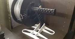 Spool holder plateau mount