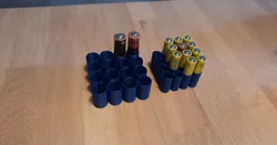 Vase Mode Battery Holder - 16xAA or 16xAAA