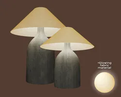 ZARA Ceramic table lamp large and mini