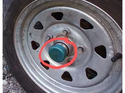 1.98 inch Rubber Dust Caps  Trailer Wheel Hub Cap.