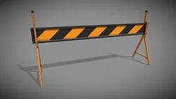 A construction barrier.