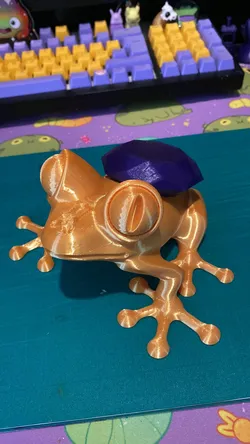 AJ the frog with a gem!