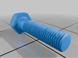 Bolt for model (original bolt model by jpan)