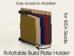 Carrusel / Soporte giratorio para placa de construcción Skadis - Modelo de impresión 3D gratuito