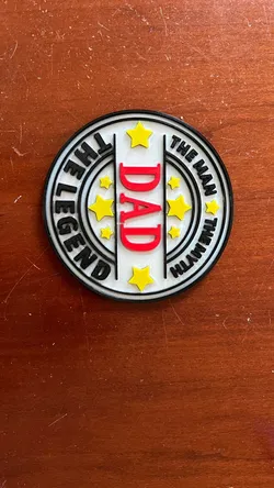 Dad legend coaster