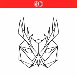 Geometric Owl - Geometric Owl STL - Polygon Bird 3D Print