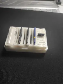 Hinged SD Card Box