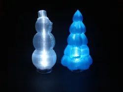Light Up Christmas Decorations - Snowman and Tree