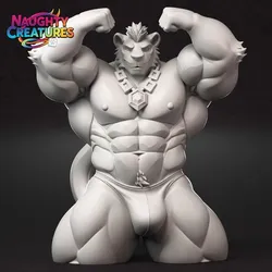 LION ALPHA FLEX FURRY FIGURE: KING OF MUSCLE