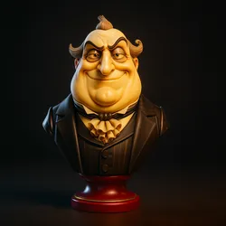 Lord Barkis Bittern Bust – Corpse Bride Inspired Villain Statue