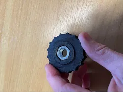 M12 Knob for a M12 Hex nut or Hex head blot
