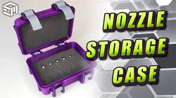 Nozzle or Small Tool Latching Storage Box / Case / Holder