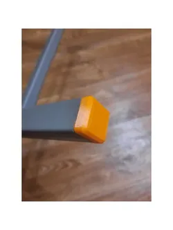 Plug for square profile 25X25X1.5 mm