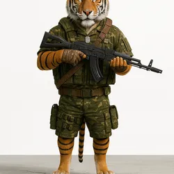 Anthro Tiger Soldier — Armored Combat Tiger