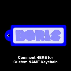 Boris- keychain