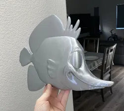 Cartoon Square Fish