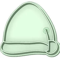 Christmas hat 50mm cookie cutter