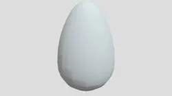 Egg White USDZ (ShapesXR)