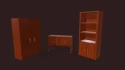 Elegant Wooden Furniture Set