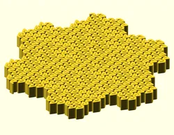 Gosper Curve (Openscad)