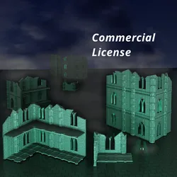 Gothic ruin wtc commercial license