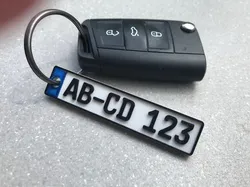 Numberplate Keyring