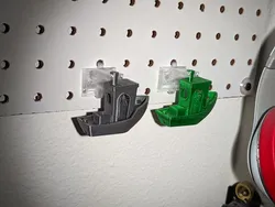 Pegboard Benchy Holder