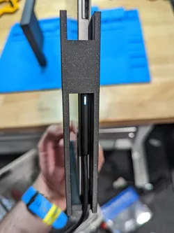 Surface Pro wall mounting mod and cable mod Remix of Gerbert89's mount