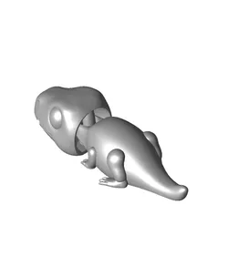 T-Rex Baby Keychain