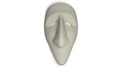 Abstract Mask Sculpture Modern Decorative 3D Printable Art Object 3D Print Model in Sculpture 624502