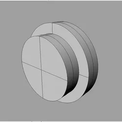 Braun HL1, cap of the motor cover screw
