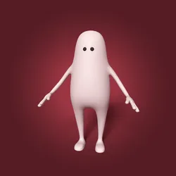 Cartoon Character -- Rigged