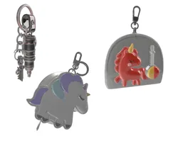 Cute Unicorn Keychains Fantasy Mini Pouches