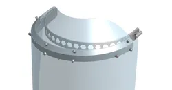 Face Shield with Top Cover
