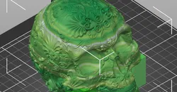 Fancy Skull 1 Remix (3mf ready to print by TIXEN)
