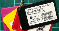 Filament Color Card