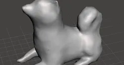 German Shepard Sculpture