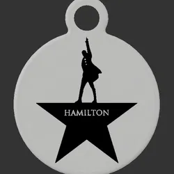 Hamilton Keyring