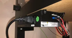 Improved Lack Enclosure PSU bracket for horizontal mounting