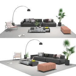 Leather sofa set 24