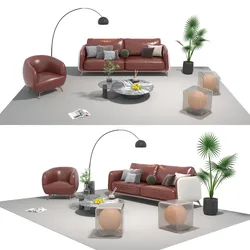 Leather sofa set 25