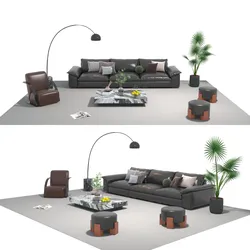 Leather sofa set 30