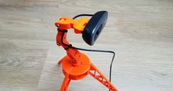 Logitech C270 camera holder on tripod adapter