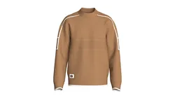 Men Ribbed Sweatshirt With Patch