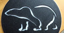 Polar bear Coaster #2