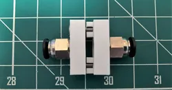 Reverse Bowden Adapter for Hall Precision's SingleCell Enclosure