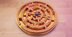 Rotating Double Maze