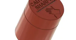 Sharps Disposal Can for Utility and Hobby (X-Acto) Blades