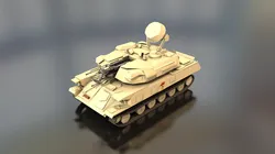 Shilka ZSU 23-4 Soviet Military Tank